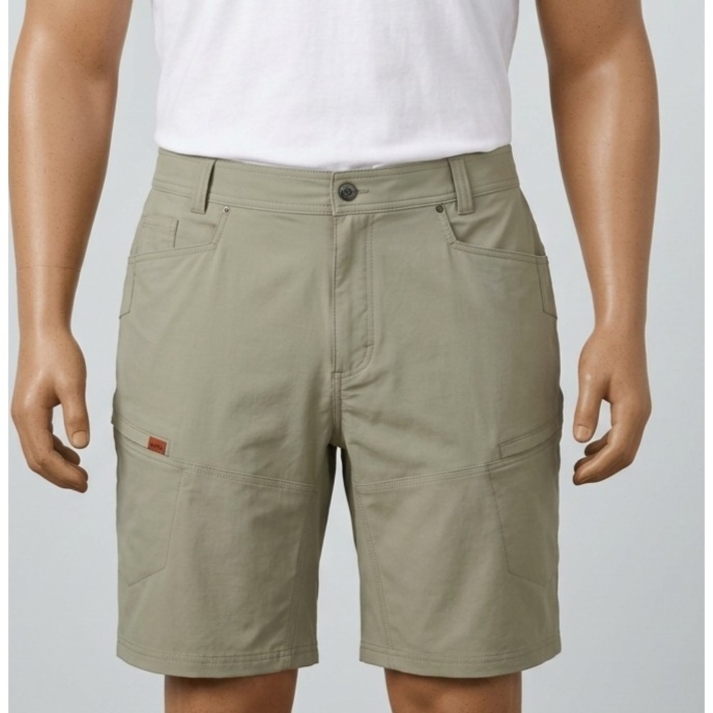 Brunt Martin Work Shorts 42 Greige NWT Cotton Nylon Durable Breathable Stretch